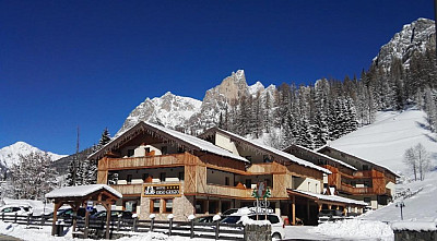 Hotel Orso Grigio **** s polpenziou - Pescul Selva di Cadore