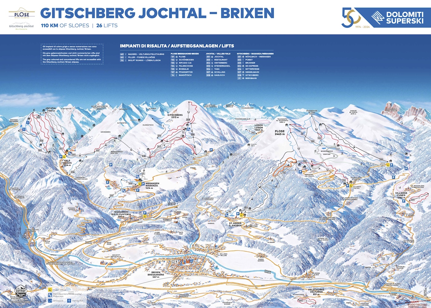 Gitschberg Jochtal - Brixen